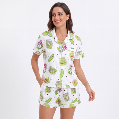 Pickle-Palooza Women's Pickle Pajama Set